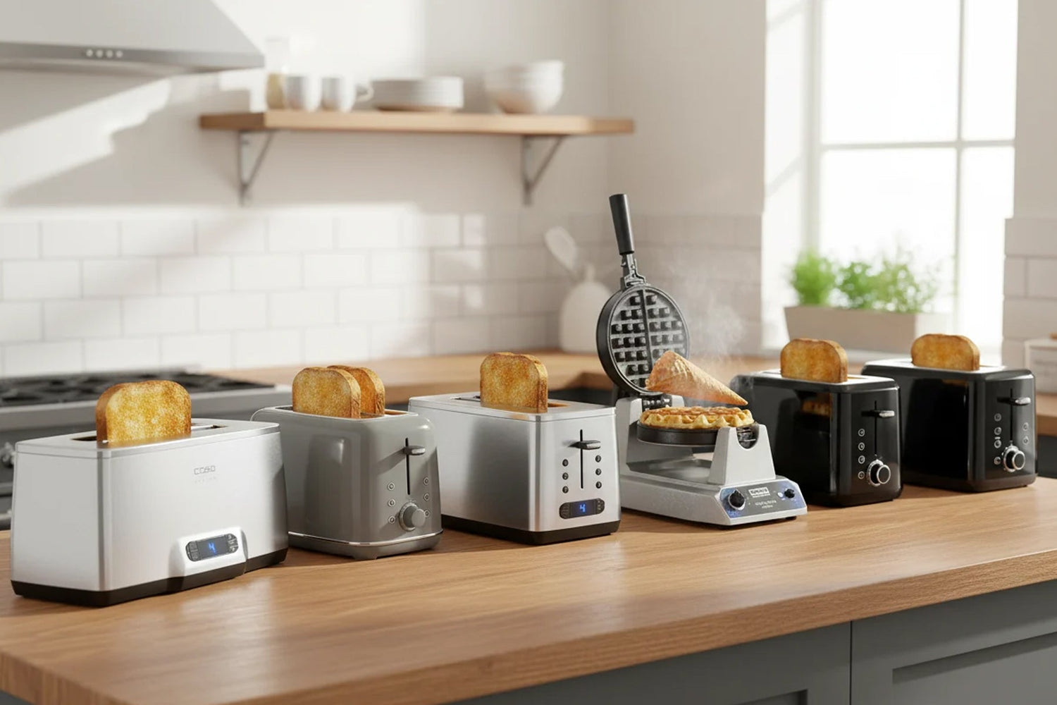 Golden Mornings — Toasters, Sandwich Makers & Waffle Makers