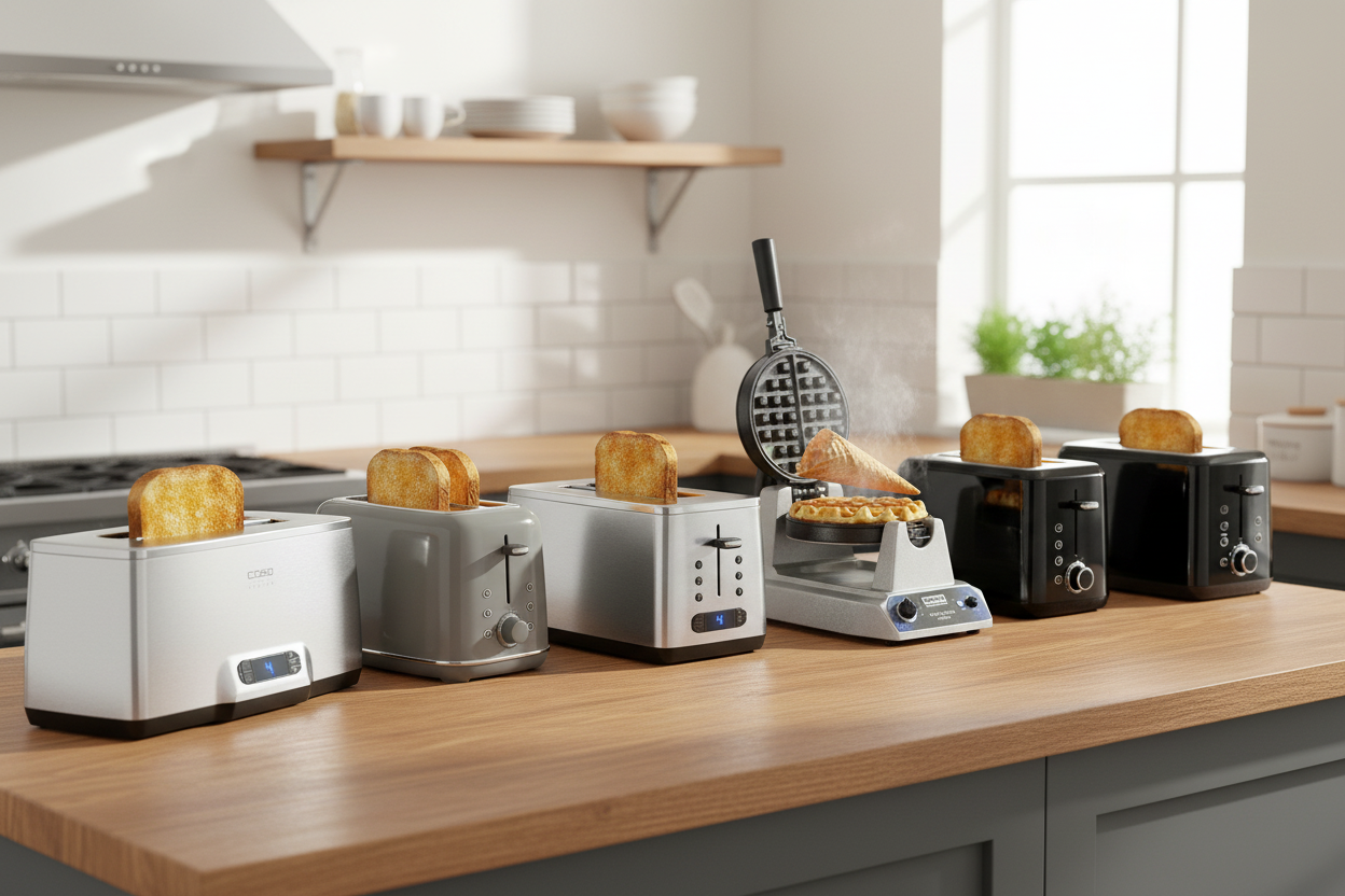 Golden Mornings — Toasters, Sandwich Makers & Waffle Makers