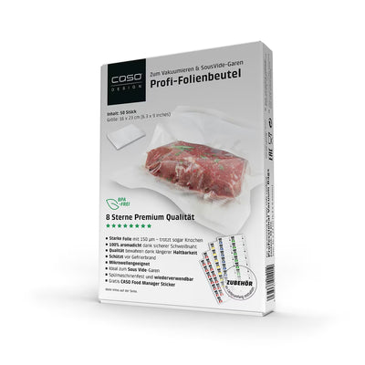 Caso Foil bag 16x23 cm, 50 units 1201