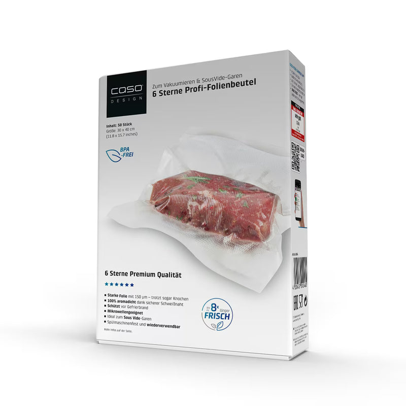Caso Vacuum Bags 30x40 cm, 50 bags, 6 Stars 1246
