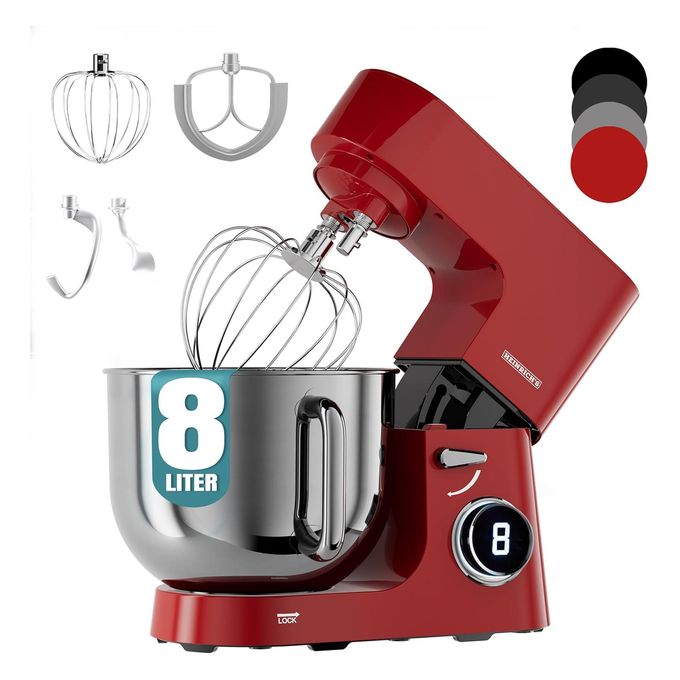 Heinrichs Kneading Machine 8L HKM 8080 Red