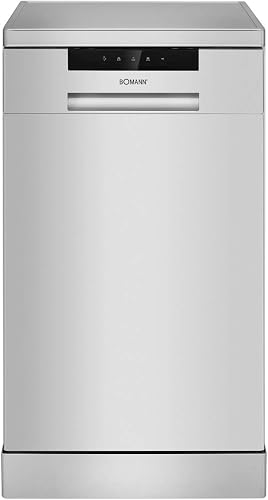 Bomann Dishwasher Stand-Mountable Freestand Stainless Steel GSP 7409