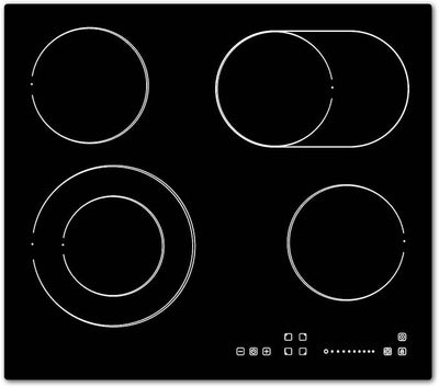 Bomann Built-In Ceramic Cooking Glass Slider Touch Electronic Control EBK 957.1