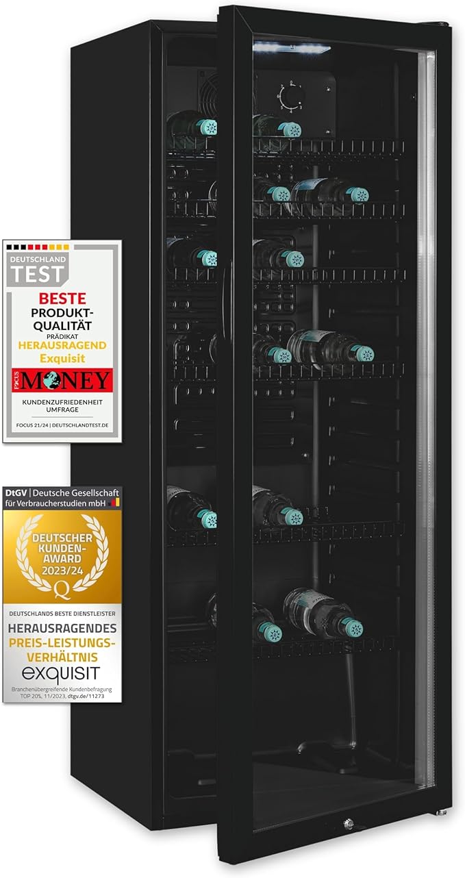 Exquisit Drinks fridge  GKS240-GT-160C black 237 L