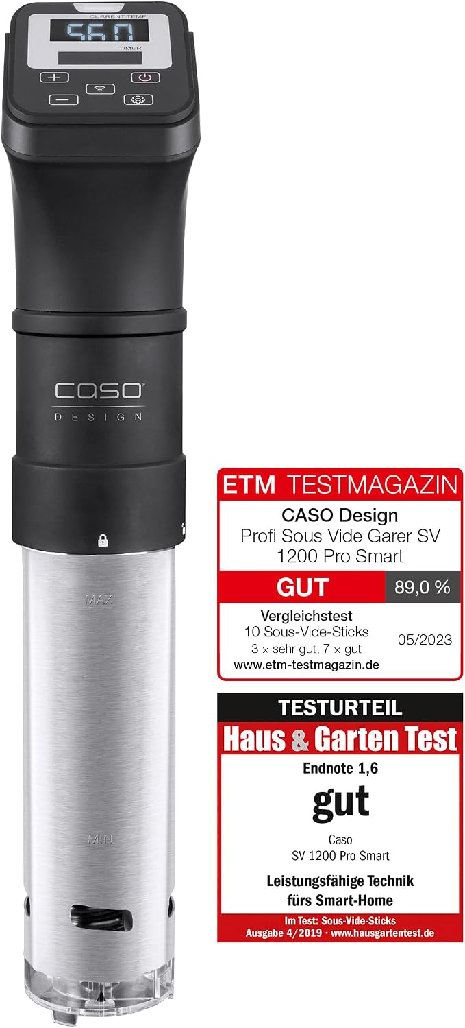 CASO SV 1200 Pro Smart Sous Vide Cooker 1327