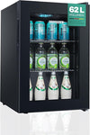 HEINRICH´S Drinks Fridge Mini Fridge with Glass Door 62L HKG 3262
