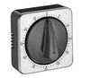 Cilio Timer Cube Satin Stainless Steel Silver 294538