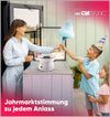 صانعة حلوى غزل البنات ZWM 3478 من كلاترونيك، لون أبيض