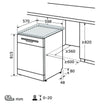 Exquisit GSP9614-030B Dishwasher 60 cm - inox