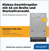 Exquisite Dishwasher EGSP2109-E-030E Silver