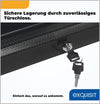 Exquisit GKS120-GT-160C glass door refrigerator, black Net capacity: 118 L Freestanding unit