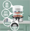 Heinrich´s food Steamer, 3-Layer HDA 8501