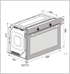 Purity  Full GAS Built in oven OPRQG90ST-90cm