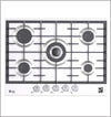 Purity Gas Hob 5 Eyes HPT713S