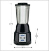 Waring NuBlend® 3/4 HP Blender with 44 oz Container  BB180S
