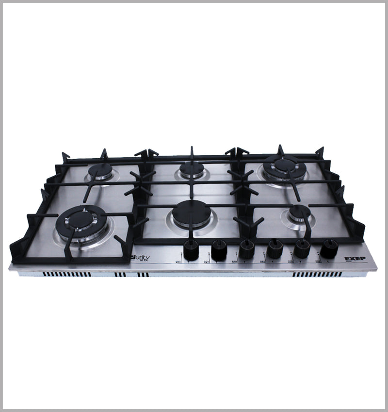 Purity HPT904S – Gas Hob 6 Eyes