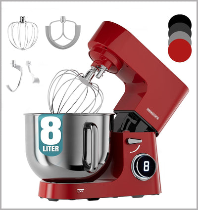 عجان هاينريش 8 لتر HKM 8080 أحمر - 1800 واط