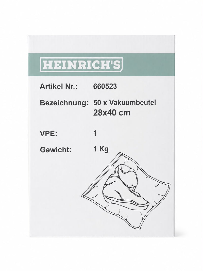HEINRICH'S Vacuum bags 28x40cm 660523