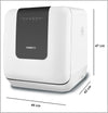 HEINRICH´S  Mini Dishwasher with 6L Water Tank HTG 8842