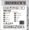 Heinrich´s  Mini Fridge with Glass Door HKG 3142