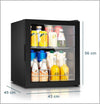 Heinrich´s  Mini Fridge with Glass Door HKG 3142