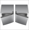 Heinrich's  Mini Refrigerator 58 liters - HKB 4388 Inox