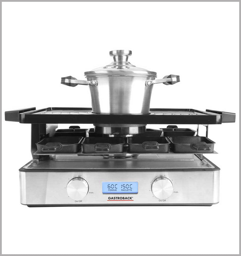 Gastroback Design Raclette-Fondue Advanced Plus 42562