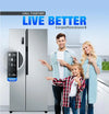 Heinrich´s Side-by-Side Fridge,Freezer Combination  HSBS 3097 IX