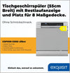 Exquisit GSP5508-030D silver dishwasher