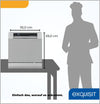 Exquisit GSP5508-030D silver dishwasher