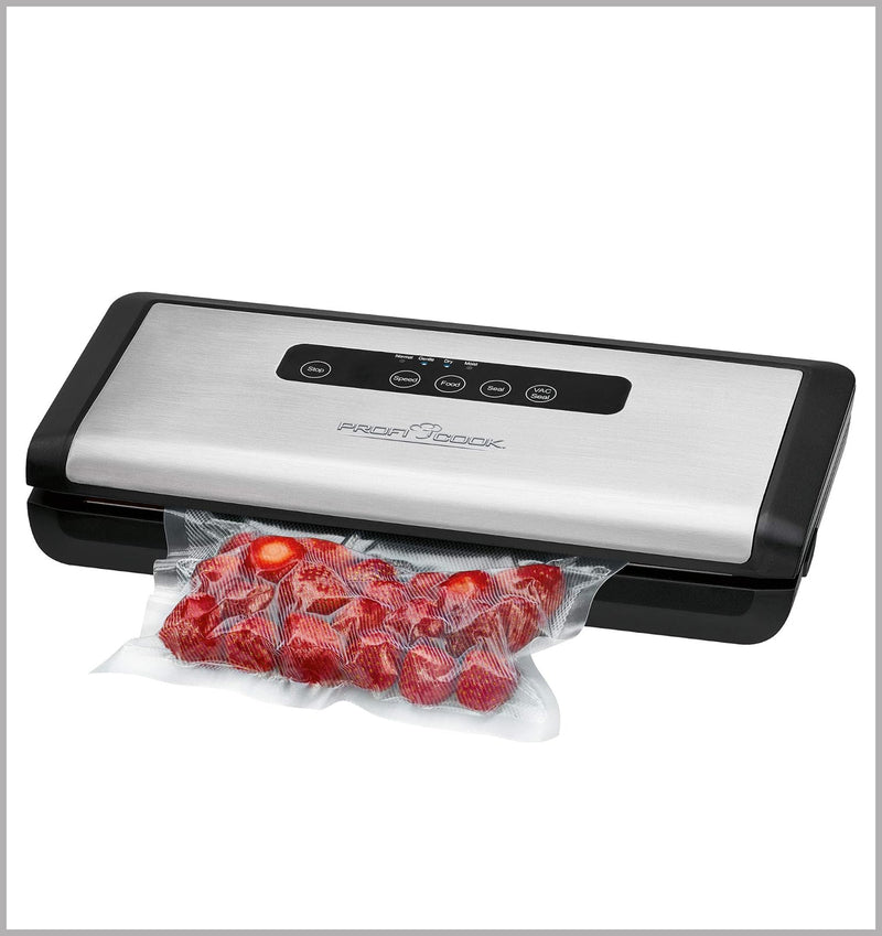 ProfiCook Vacuum sealer black/stainless steel PC-VK 1146