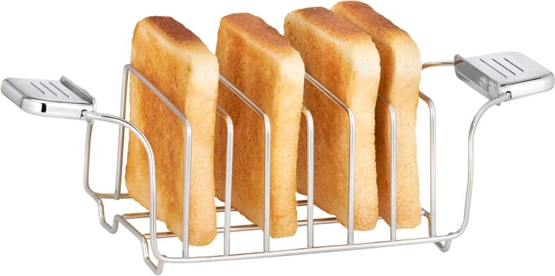 ProfiCook  4-Slice Toaster, Vintage Look,  Stainless Steel/Anthracite (Grey) - PC-TA 1194 - Image 2