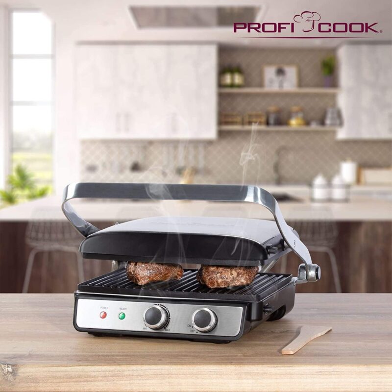 ProfiCook PC-KG 1029 Stainless Steel Contact Grill - Image 4