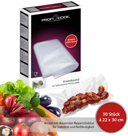 بروفي كوك – أكياس تفريغ هواء لحفظ الطعام (28 × 40 سم) – VB2