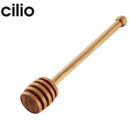 Cilio ملعقة عسل، مصنوعة من الخشب، باللون البني، المقاس: ‎25 × 7 × 2 سم.