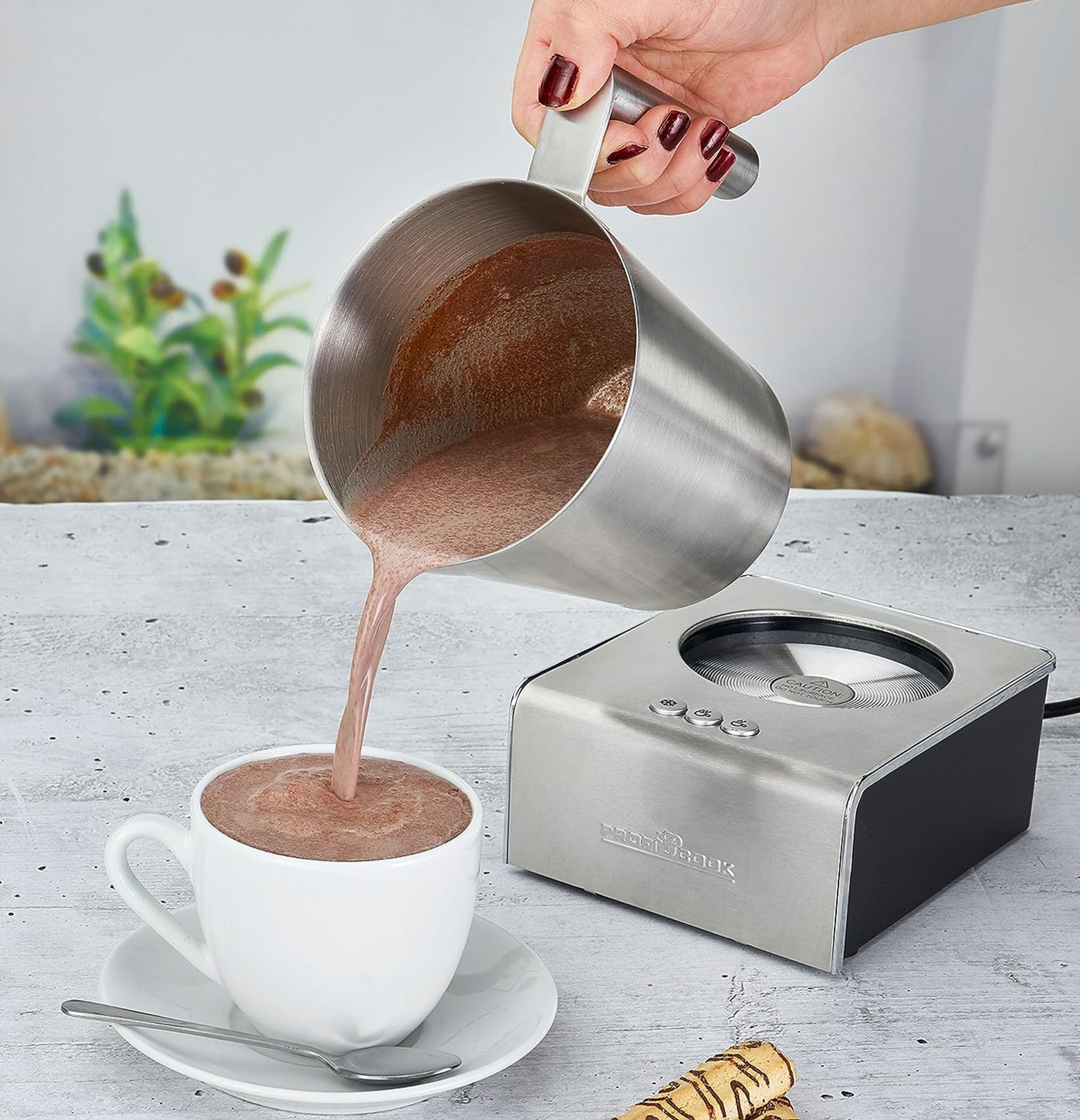 PC-MS 1032 Milk Frother Stainless Steel Mixing Container-11