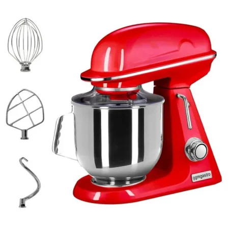 Mixer – Food processor – Kneading machine – 7 liters - (Red)  – ggm03