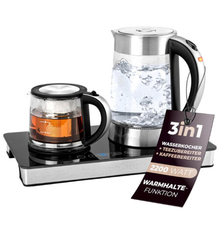 ProfiCook Tea/coffee station PC-TKS 1056 stainless steel/black