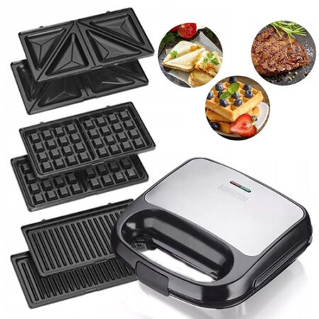 Toaster and waffle maker and sandwich maker and grill 3x1 HST8683