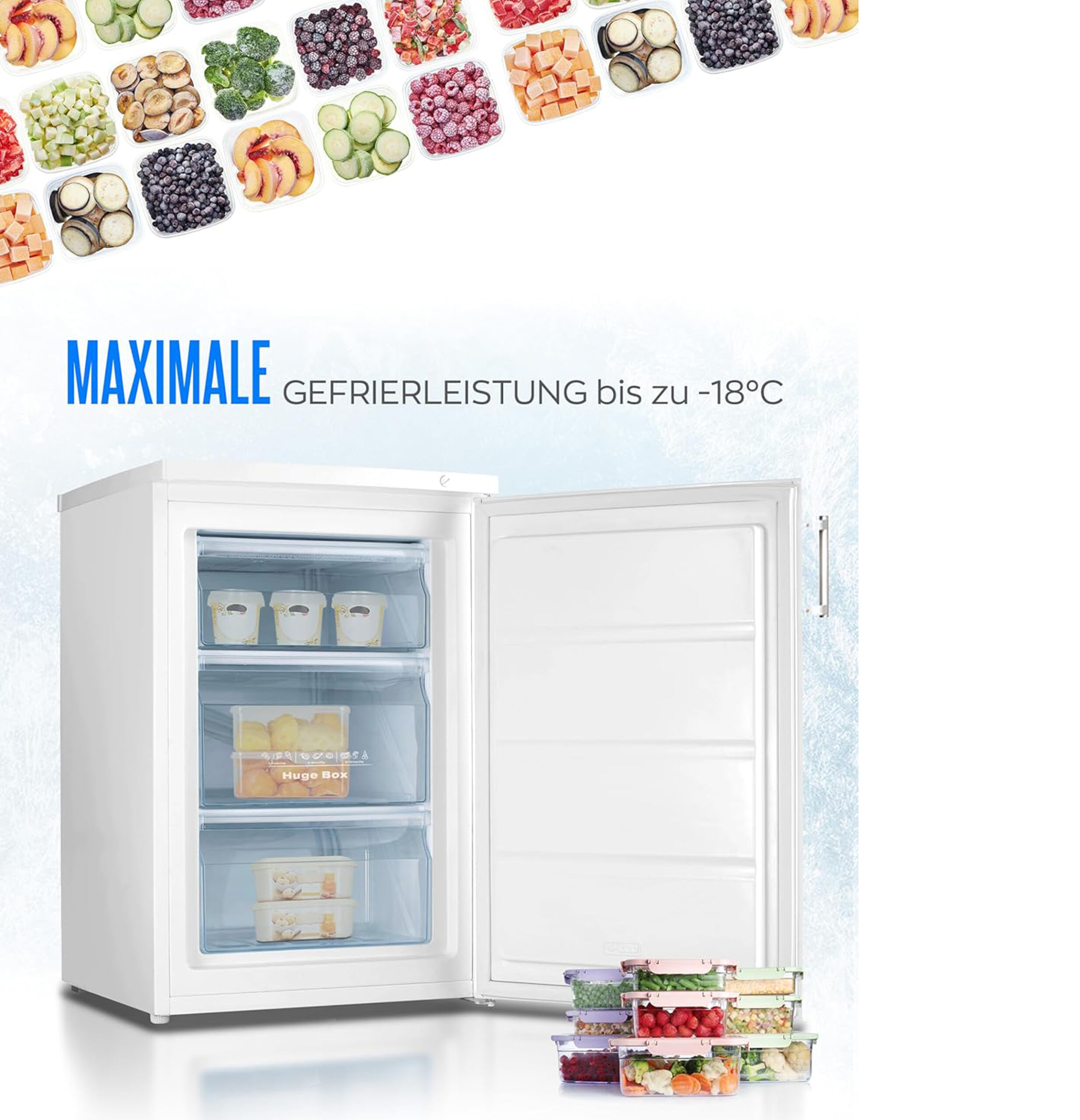 Freezer- 85 Litres-White-10
