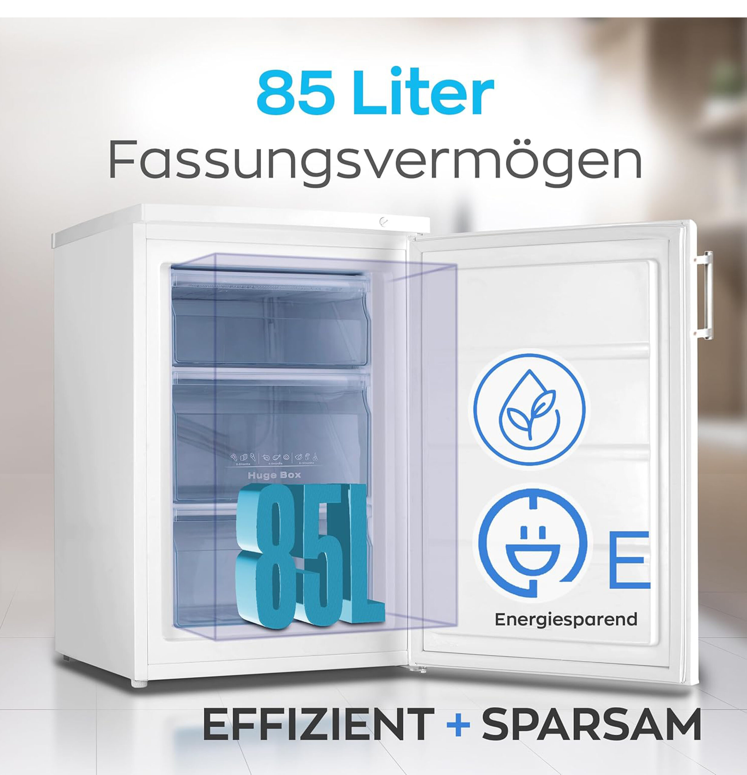 Freezer- 85 Litres-White-13