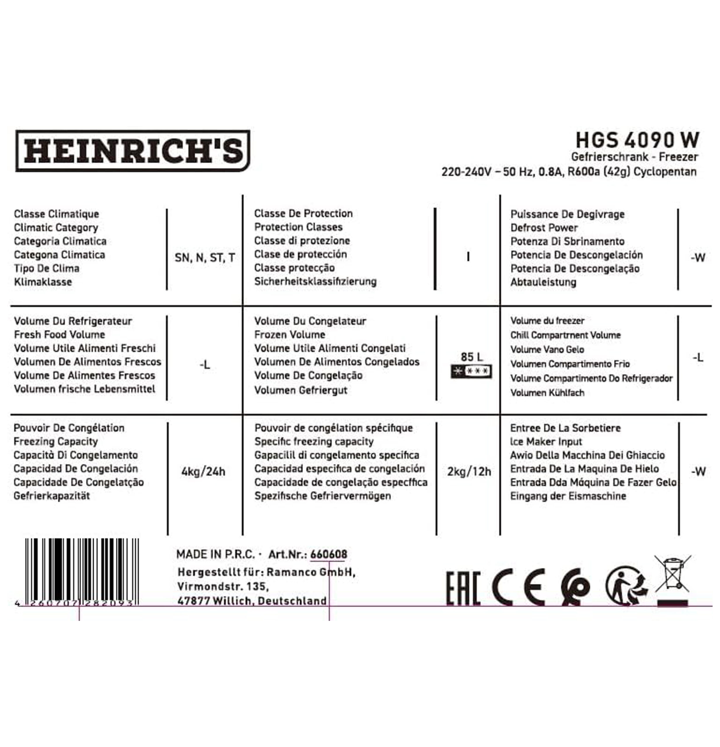 Freezer- 85 Litres-White-2