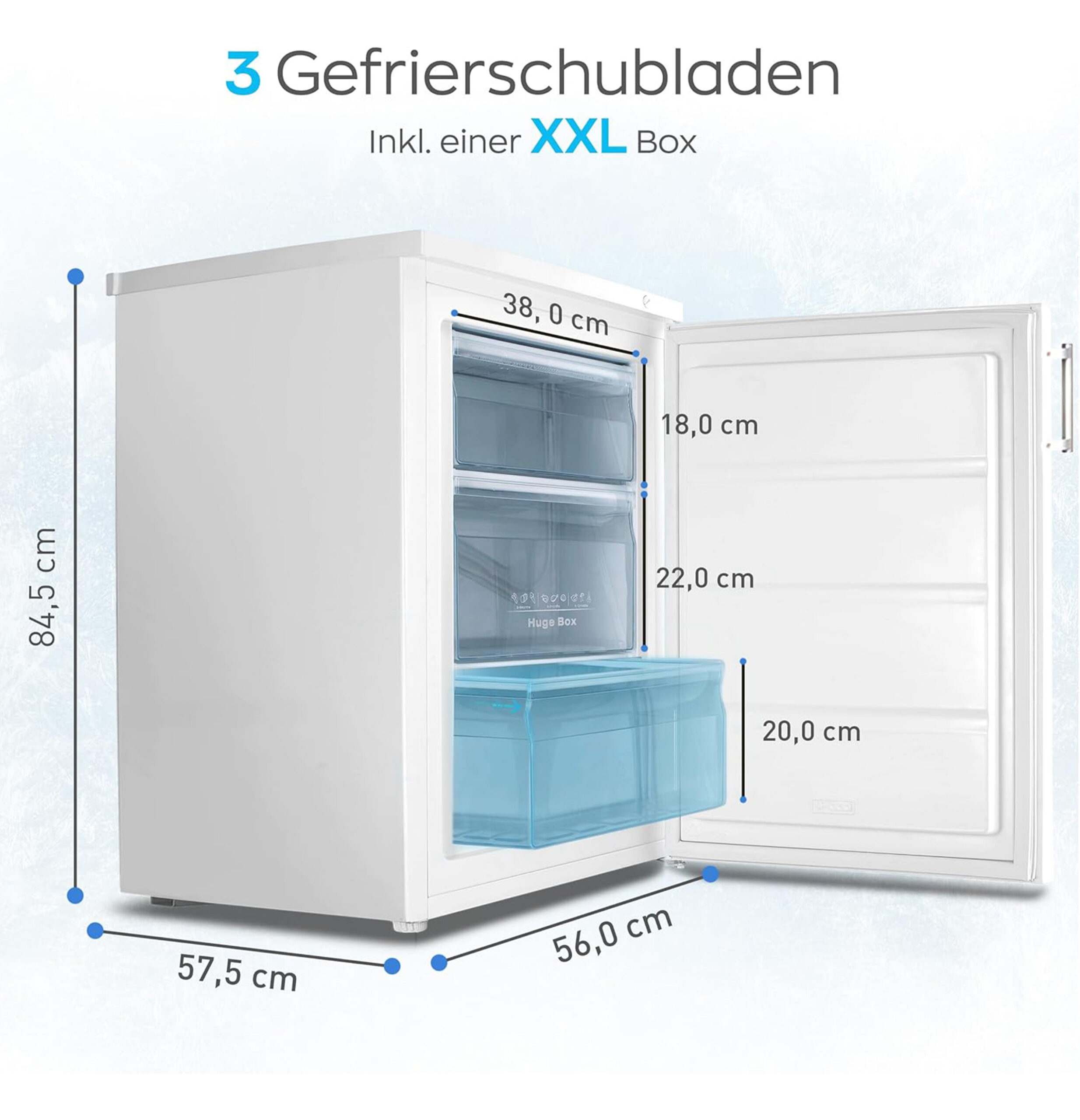 Freezer- 85 Litres-White-8
