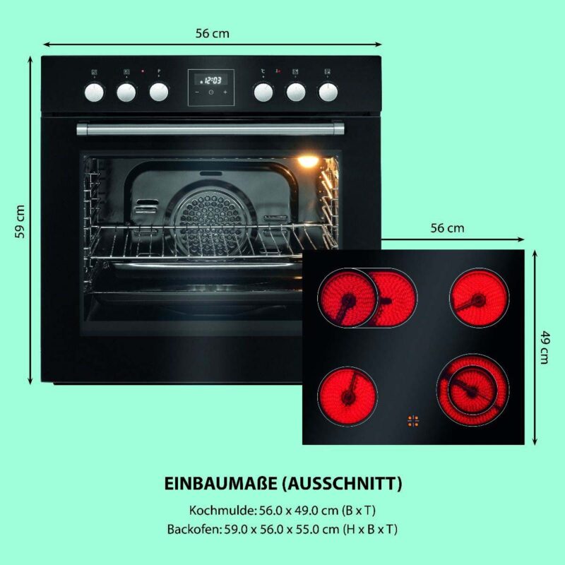 Bomann Electric Stove Set EHBC 7934 black / stainless steel handle - Image 4
