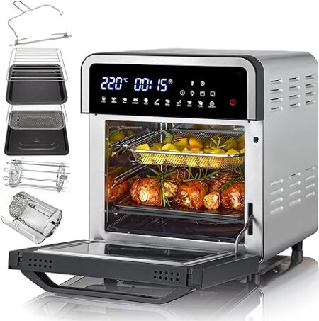 HEINRICHS Air Fryer with Digital LED Display LCD Touch  (1700W)  (14 XXXXL) HFR 8209
