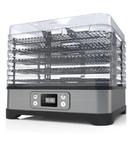HEINRICH´S Vegetable And Fruit Food Dehydrator (HDR 8502) Grey (250W)