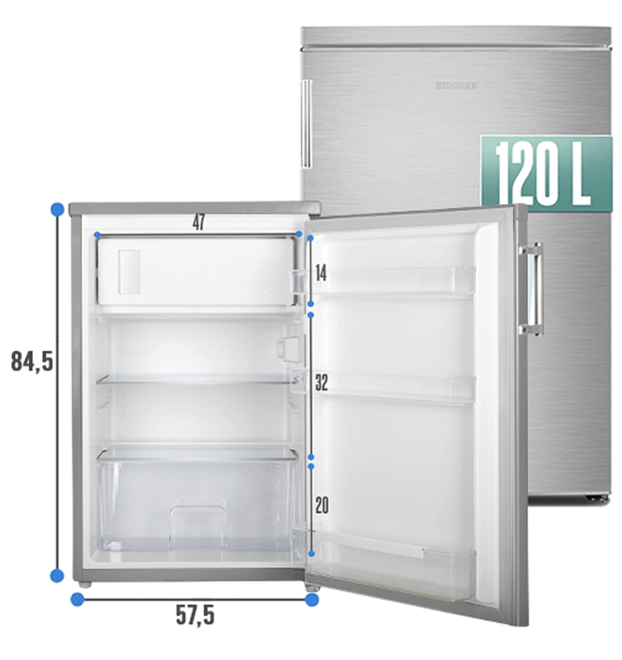 Drinks Fridge 120 L – HKS 4190-Main2