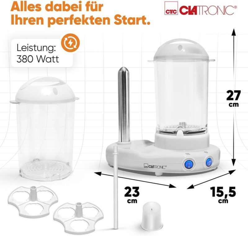 Clatronic HDM3420 EK N Hot Dog Maker (White) - Image 7