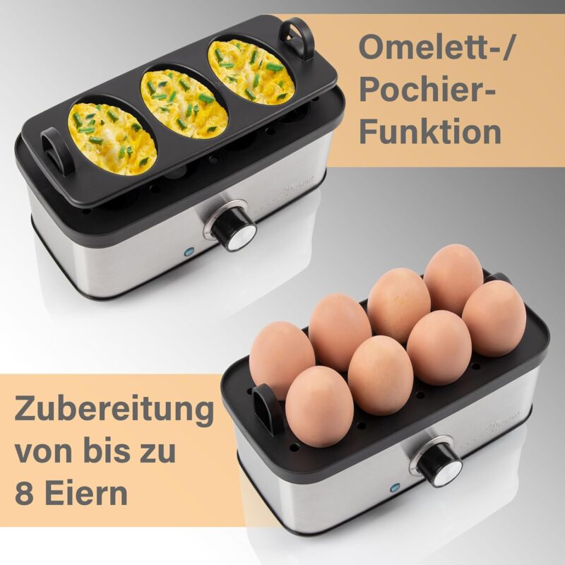 ProfiCook egg cooker stainless steel PC-EK 1275 - Image 6