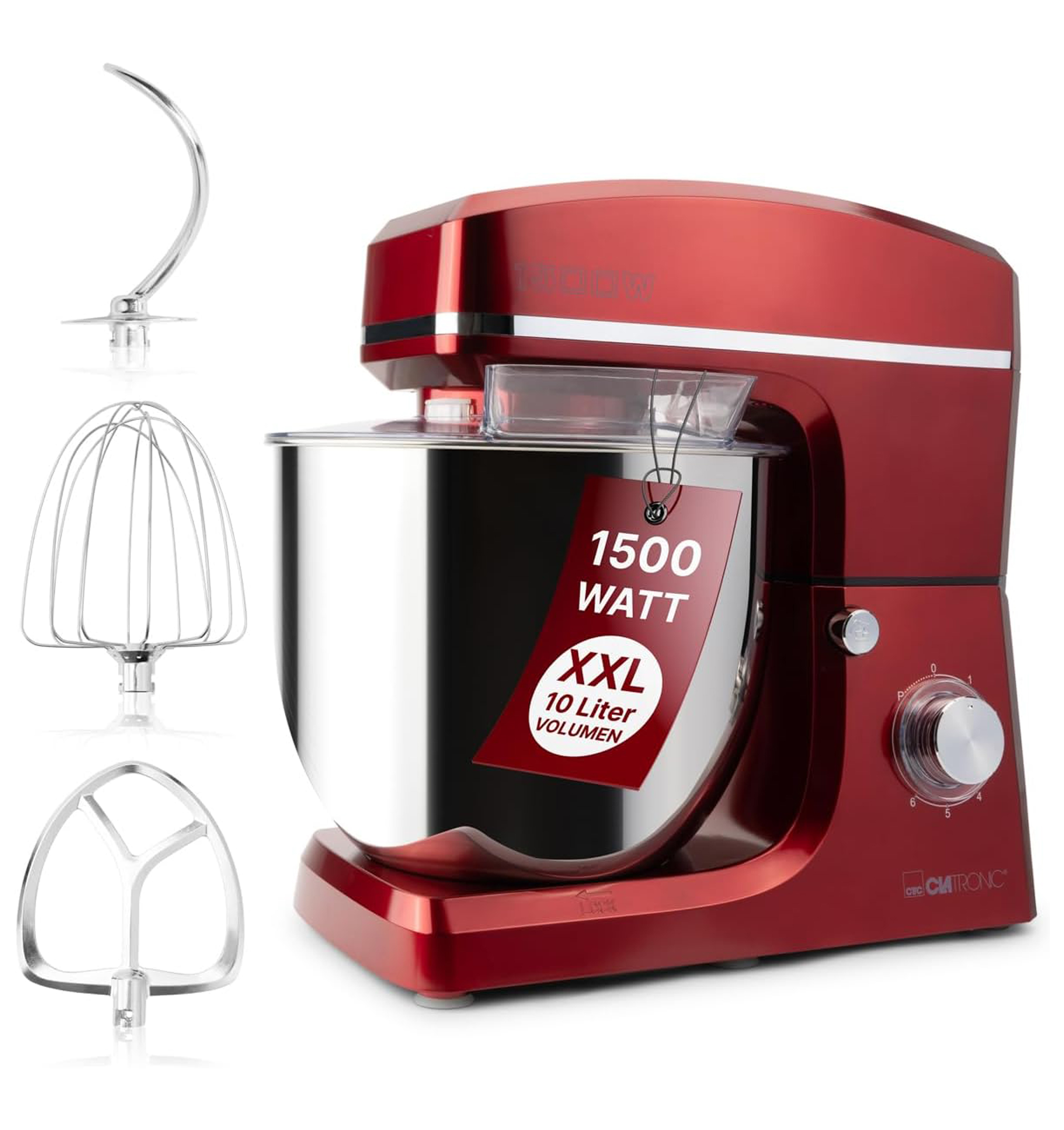 Clatronic Kneading machine KM 3765 red-Main